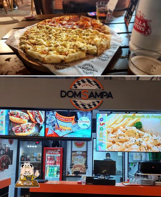 Escolha pizza no Dom Sampa - Sanduiche - Pizza - Bar