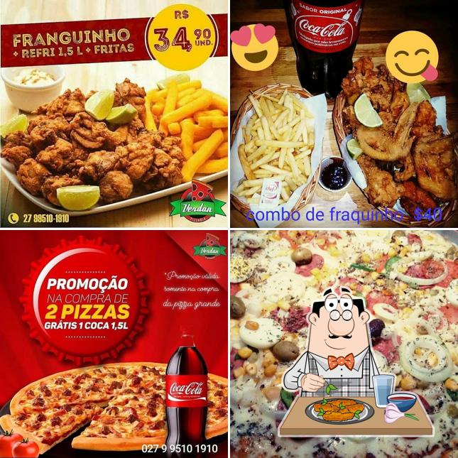 Asas de frango em Verdan Pizzaria