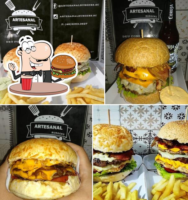 Os hambúrgueres do Artesanal Burgers irão satisfazer uma variedade de gostos