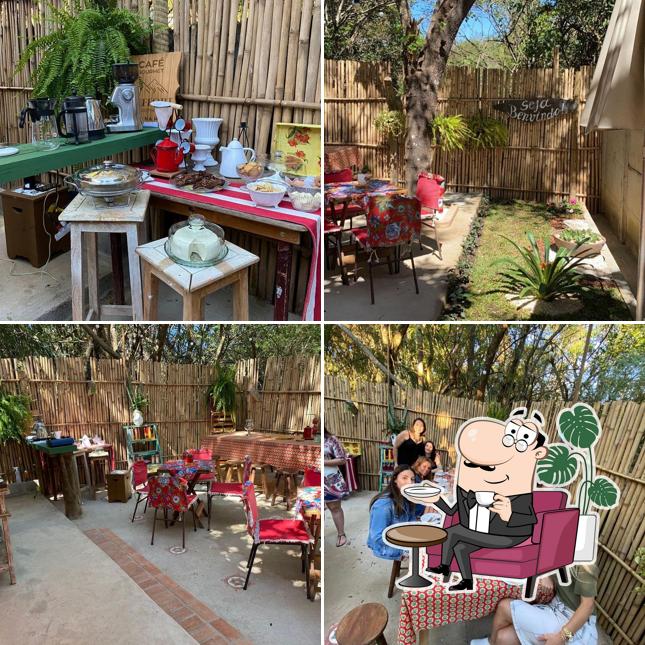 O interior do Café Maffort