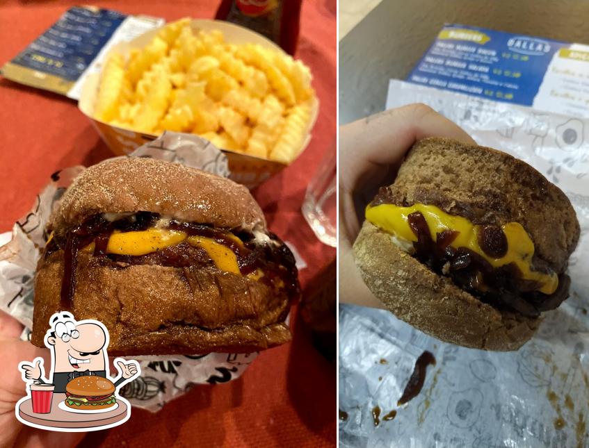 Os hambúrgueres do Dallas American Burger irão saciar uma variedade de gostos