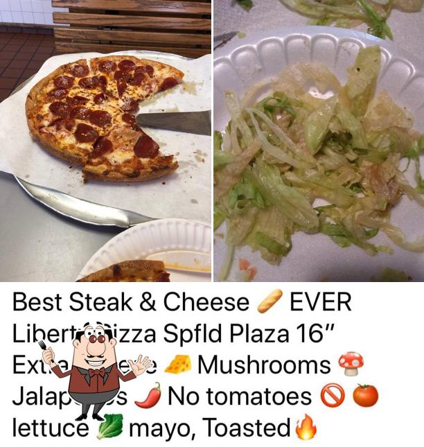 Food at Liberty Pizza