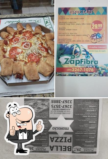 Look at this image of BELLA PIZZA DELIVERY