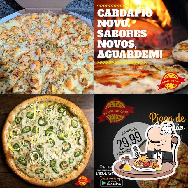 Peça pizza no Sabor da Casa - Pizzas Gourmet