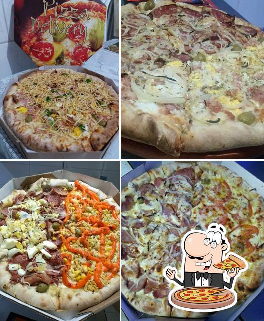 Experimente pizza no Restaurante e Pizzaria Águia