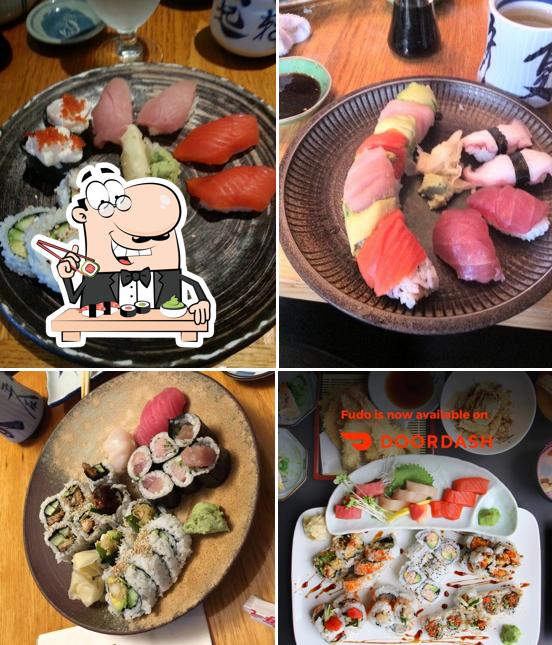 Prenez différentes options de sushi