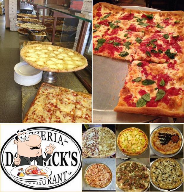 Try out pizza at Dominick's Pizza Restaurant