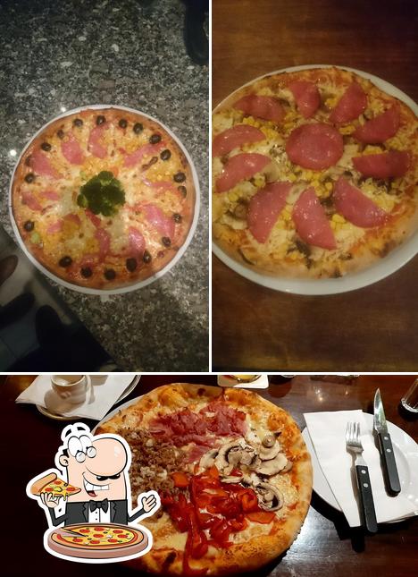 Choisissez des pizzas à Parmigiano