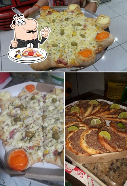 Experimente pizza no MK Pizzaria e Esfiharia