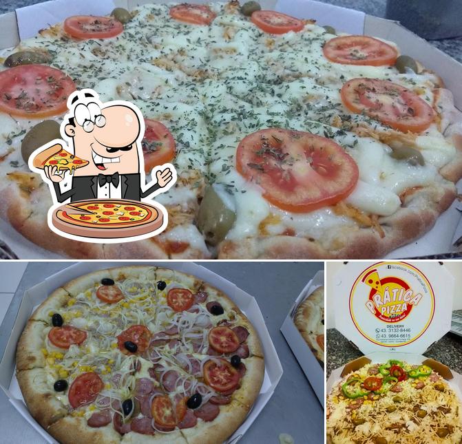 Escolha pizza no PRATICA PIZZA PRÉ ASSADA
