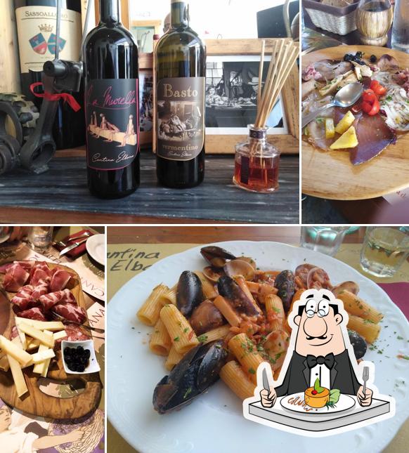 Platti al Cantina Elbana