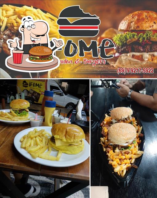Experimente um hambúrguer no IFome Picanha & Burgers