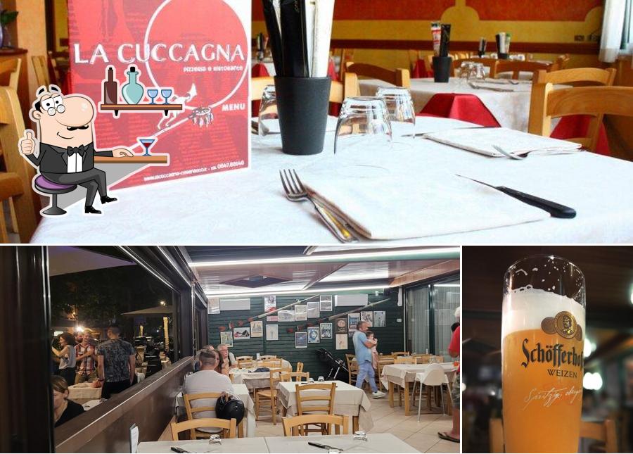 Tra le varie cose da Ristorante La Cuccagna si possono trovare la interni e birra