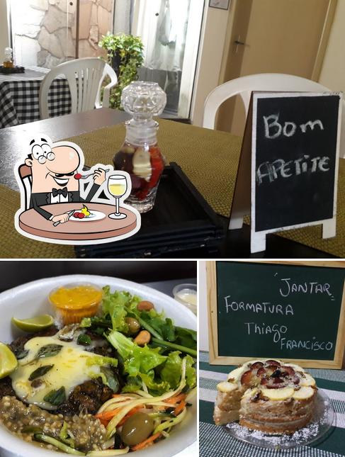 Entre diferentes coisas, comida e interior podem ser encontrados a Restaurante Temperança