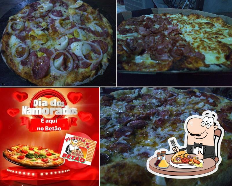 Peça diferentes tipos de pizza