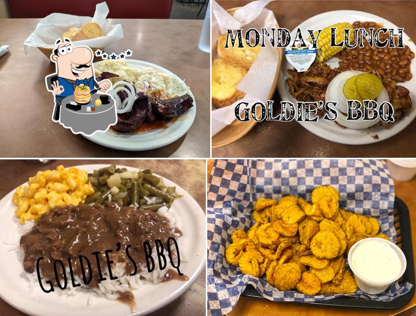 Meals at Goldie's Trail Bar-B-Que