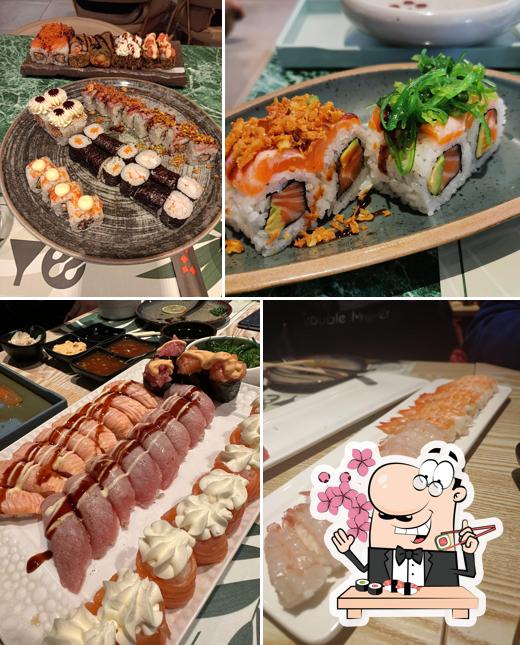 Scegli le varie opzioni di sushi