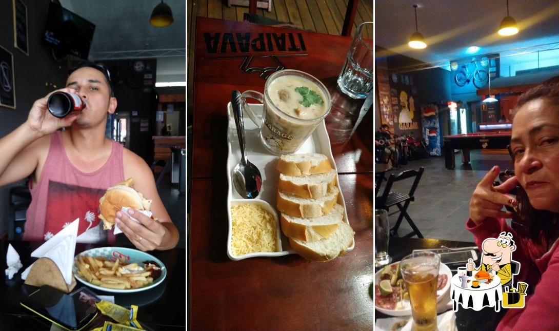 Platos en Garage Beer