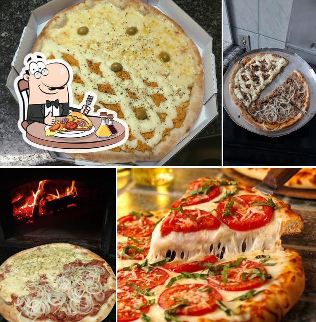 Experimente pizza no Pizzaria Vitória