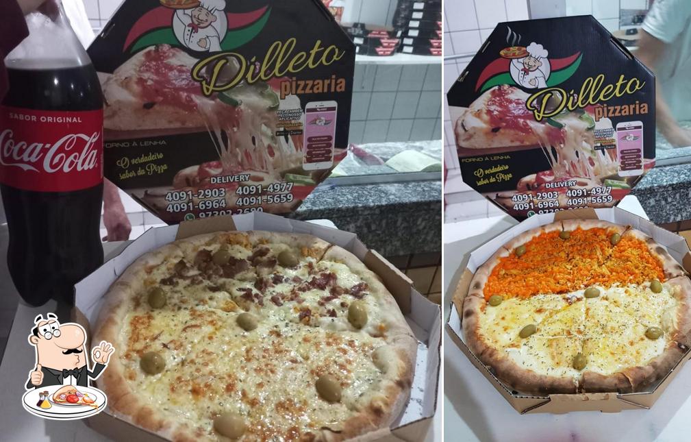 Experimente pizza no Dilleto Pizzaria