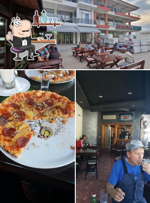 La photo de la intérieur et pizza concernant Caffe Grill Montenegro