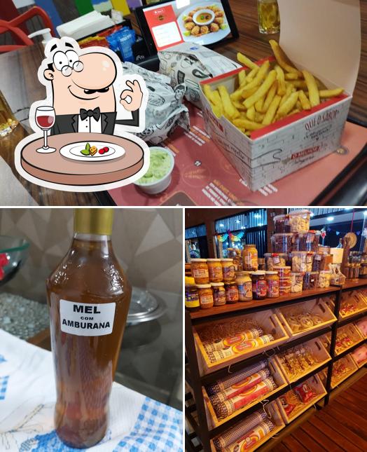 Dê uma olhada a imagem apresentando comida e cerveja no Parada da Linguiça - Av de cillo, Americana sp