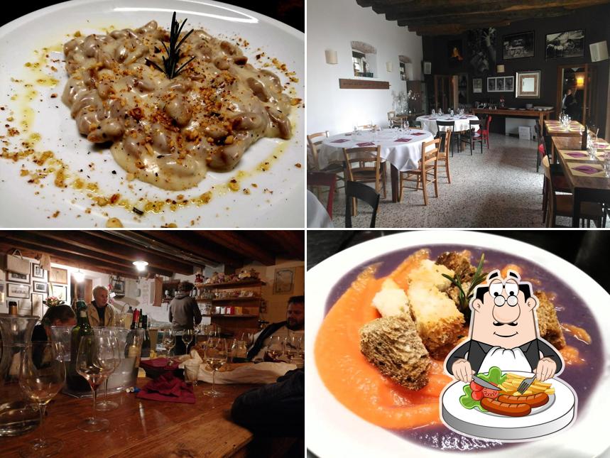 Platti al Agriturismo Frascje Dai Spadons (la cucina aperta da novembre a maggio)