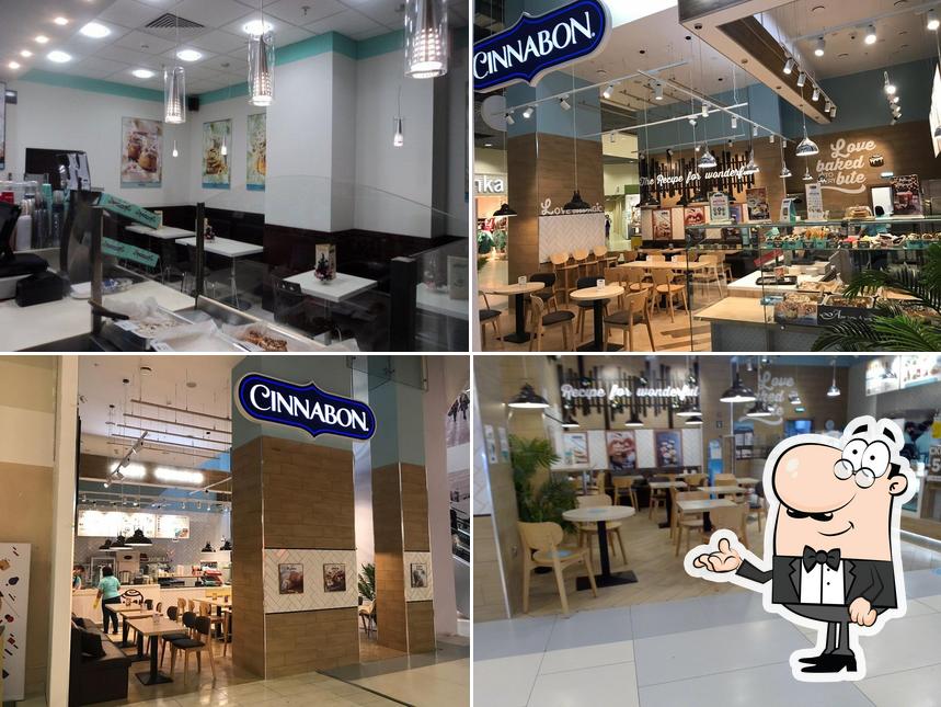 L'intérieur de Cinnabon