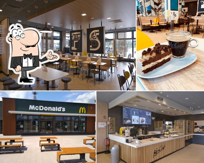 L'intérieur de McDonald’s Avigliana