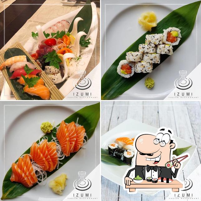 Prova le diverse opzioni di sushi