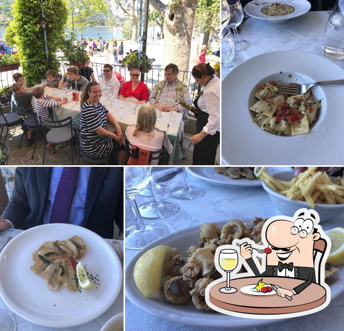 Cibo al Ristorante Italia Isola dei Pescatori Stresa