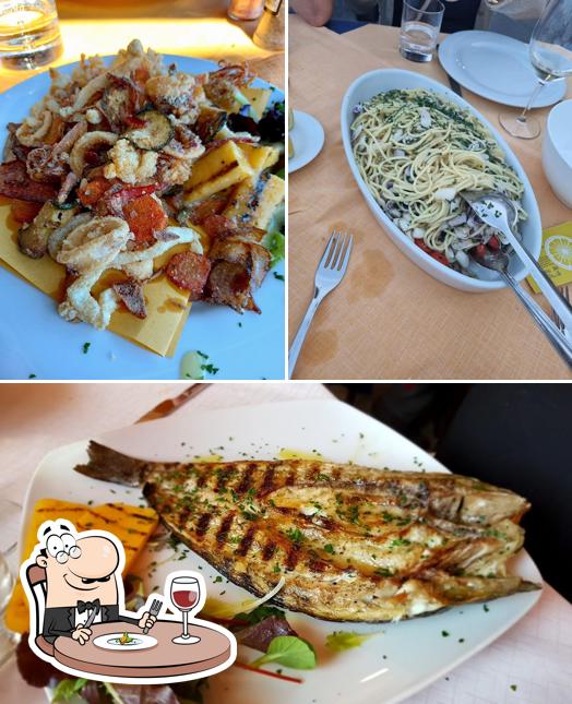 Еда в "Osteria da Nicola"