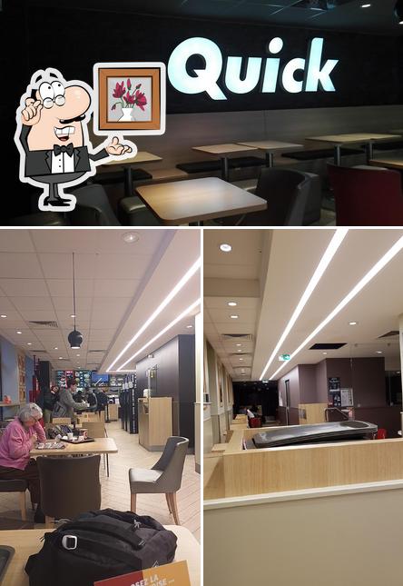 L'intérieur de Quick Besançon