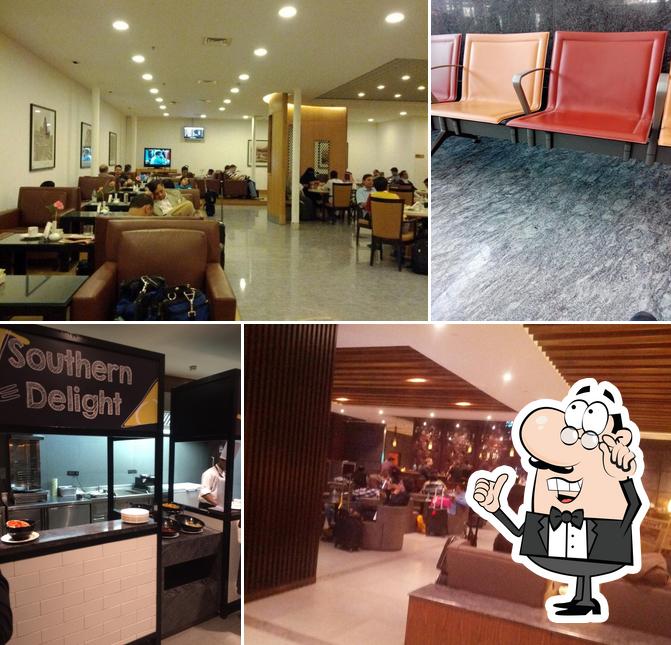 The interior of Executive Lounge
