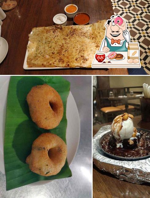 Sri Krishna Restaurant offers a selection of desserts
