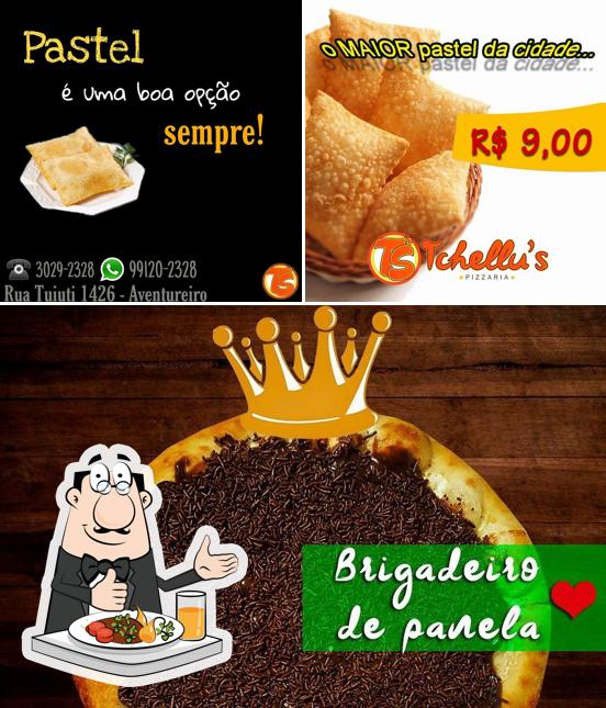 Comida em Tchellu's Pizzaria