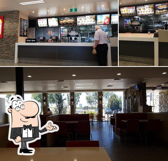 Take a seat at one of the tables at Hungry Jack's Burgers Longwarry East