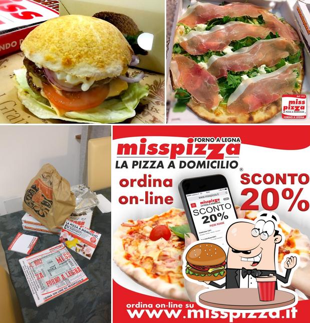 Ordina un hamburger a Miss Pizza