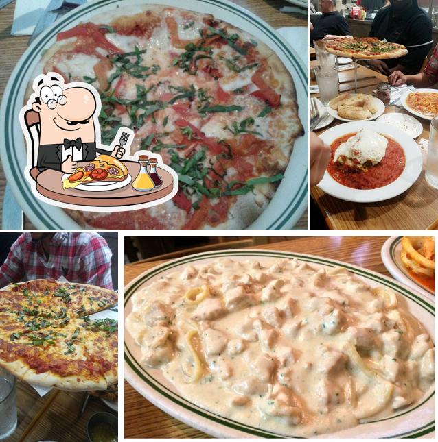 Get pizza at Eddie's Italian Restaurant