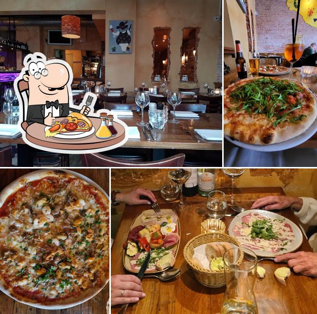 A Fratelli Leiden, vous pouvez prendre des pizzas