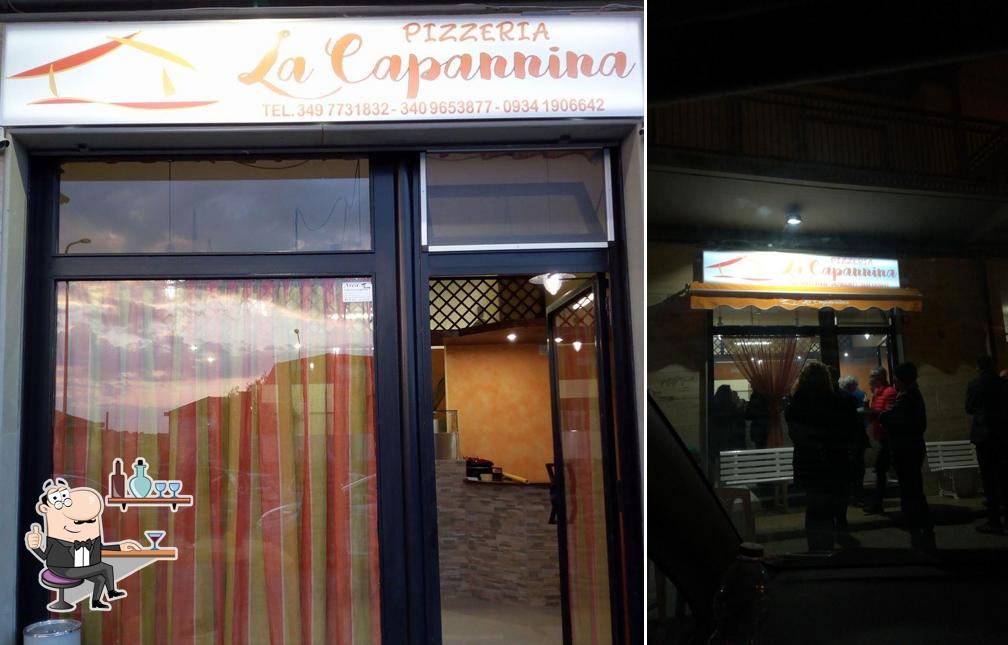 Gli interni di Pizzeria La Capannina