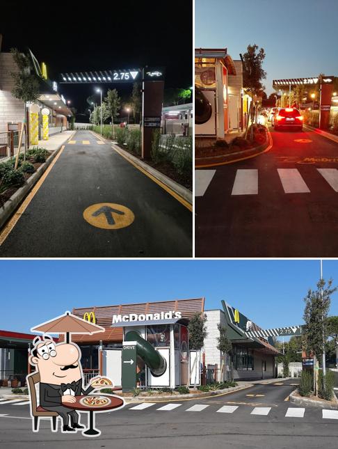 L'extérieur de McDrive McDonald's Civitanova Marche