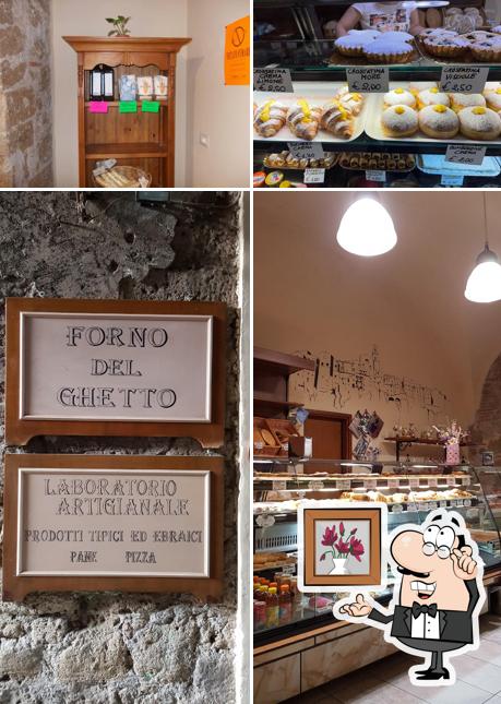 Gli interni di Forno Del Ghetto