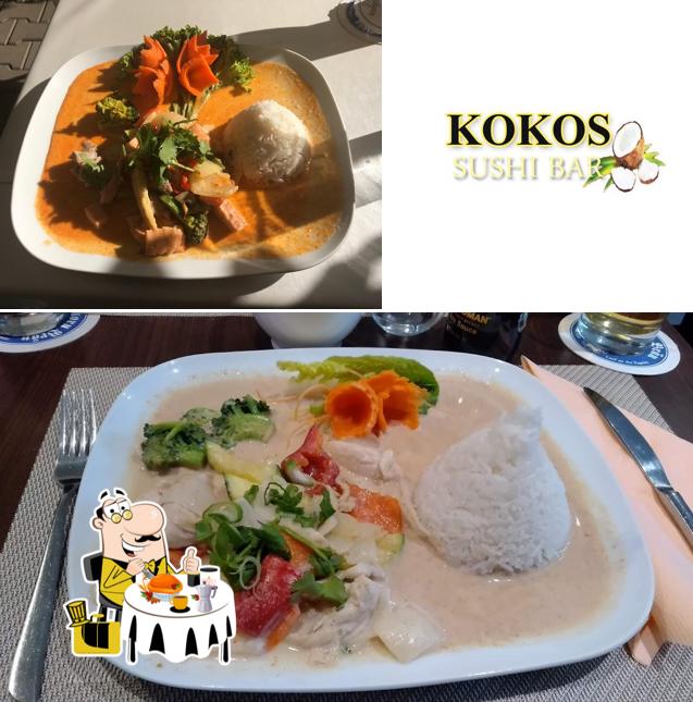 Еда в "Kokos Restaurant Lauf"