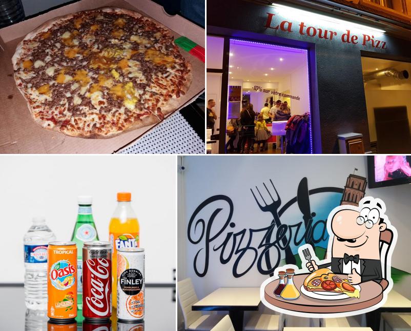 A La Tour de Pizz, vous pouvez essayer des pizzas