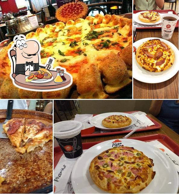 Experimente pizza no Pizza Hut PH Express Center Shopping: Pizzaria, Sobremesas, Bebidas em Uberlândia