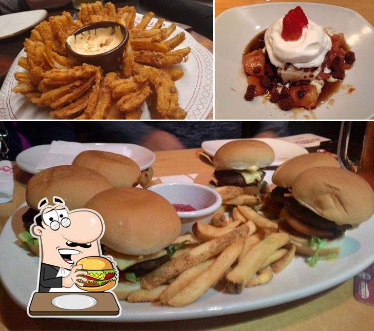 Consiga um hambúrguer no Outback Steakhouse