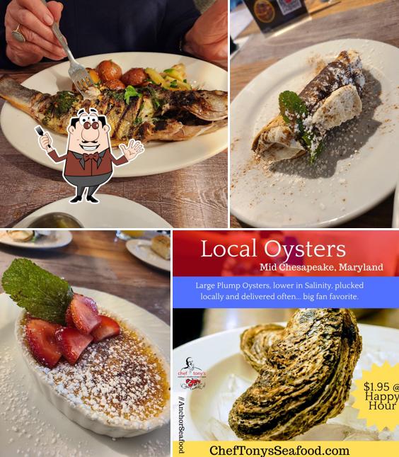 Chef Tony's Fresh Seafood Restaurant, Bethesda Carta del restaurante