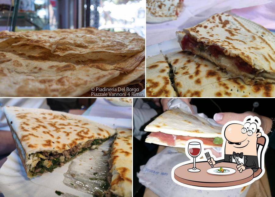 Cibo al Piadineria del Borgo