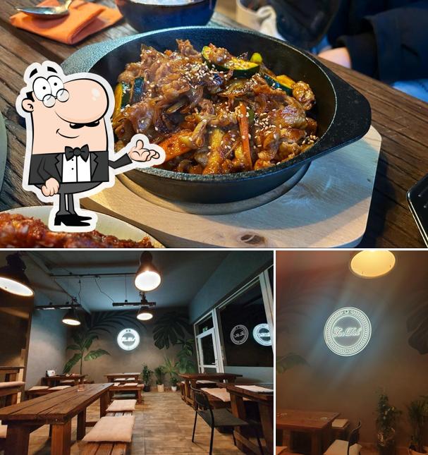 L’image de la intérieur et viande concernant Für Dich (Korean Soul Food)